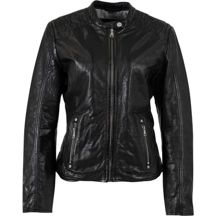 Mauritius Lederen jas - MWMabou - S tot XL - voor Vrouwen - zwart