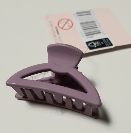 Medium haarklem purple - Zenner limited edition - style & go - middel - lila paars - 4 x 2 cm - style & go