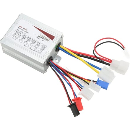 Elektrische Fiets Borstelmotor Controller Goede Warmteafvoer Geborstelde Controller 24V 500W white