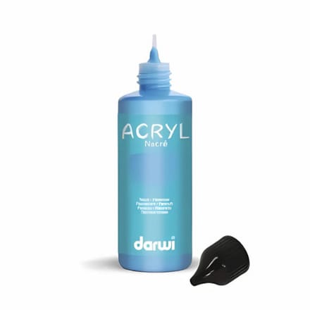 DARWI parelmoer acrylverf blauw