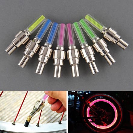 Fiets LED Ventiel verlichting multicolor