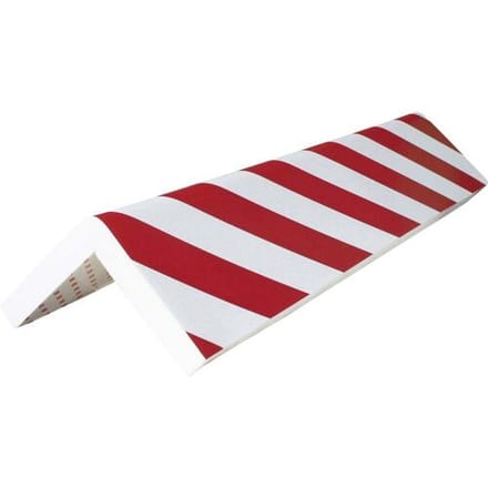 Samkraft Hoekbeschermer EVA-schuim - Rood/Wit - 730 x 300 x 25 mm - REACH-conform