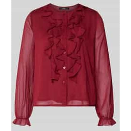 overhemdblouse met knoopsluiting