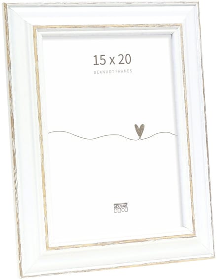 Deknudt S221H3 15X20 Wissellijst Papierformaat: 20 x 15 cm (b x h) 15 cm x 20 cm Wit, Zwart