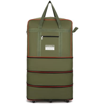 Sac à bagages extensible, valise pliable, sac de voyage Oxford de grande capacité, sac à eau vert