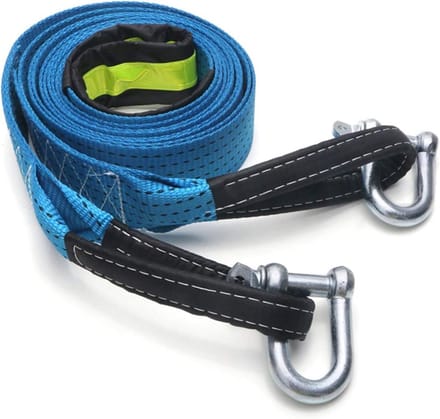 Sleepkabel Nylon - Herstel Riem - Voertuig Hulp - 8 Ton Capaciteit - 5 Meter Lengte - Blauw