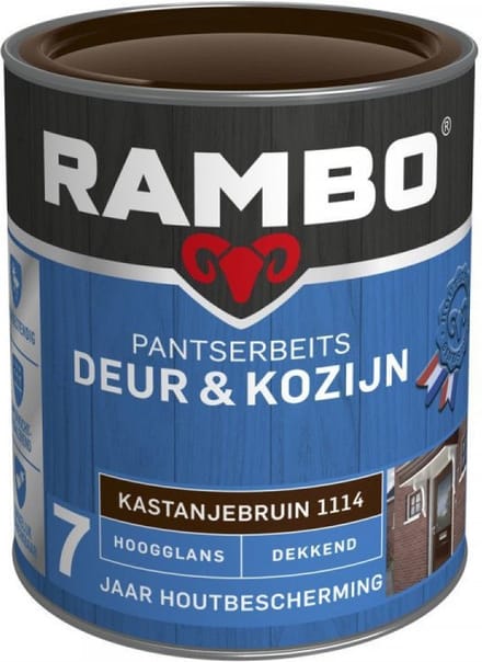 Rambo Pantserbeits Deur & Kozijn Dekkend - 1.5L - Kastanjebruin