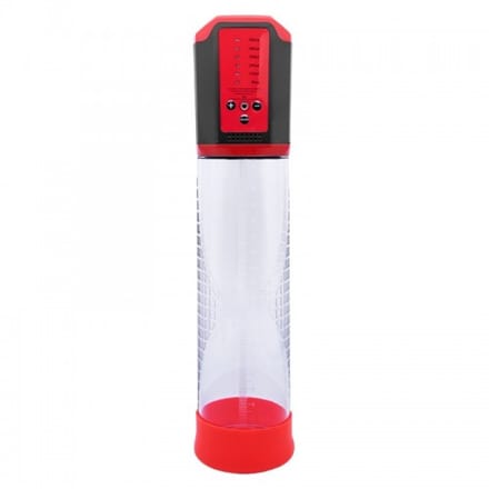 Nooitmeersaai - Penispomp - Oplaadbaar - Rood - lengte 30cm - Splashproof