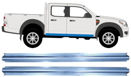 Reparatie dorpel voor Ford Ranger 2006-2012 / Links + Rechts / Set