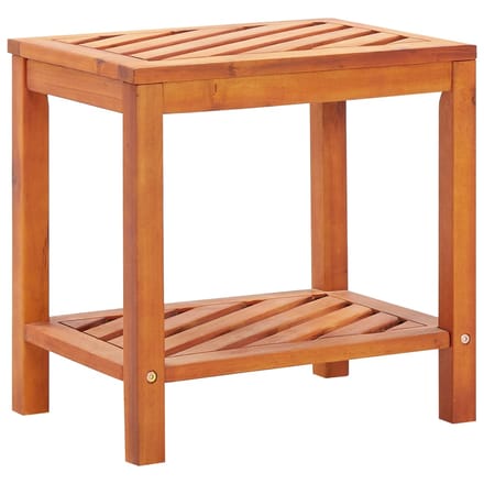 vidaXL - Bijzettafel - 45x33x45 - cm - massief - acaciahout