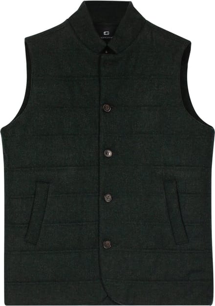 Giordano - Owen - Heren - Bodywarmer - Regular fit - Tussenjas - Groen - 522551-70