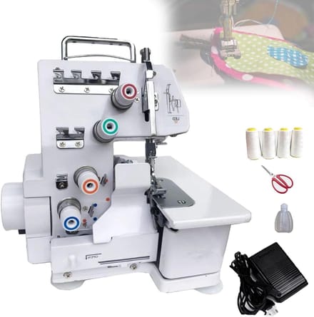 Overlockmachine - Naaimachine - Naden Afwerken - 3 Of 4 Draden - 31 X 31 X 31 Cm - Wit