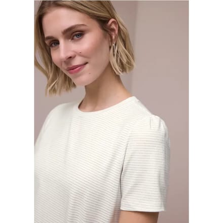Gestreept shirt met glitter