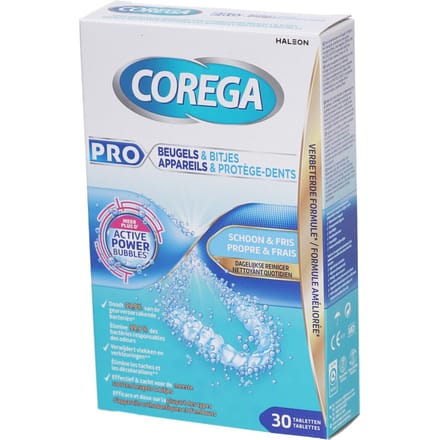 Corega Pro Beugels & Bitjes 30 Reinigingsmiddel