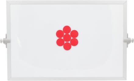 Sam Creative Whiteboard Magneten - Magnetisch Symbool - Cirkel - 2 cm - Rood - 25 stuks - Whiteboard