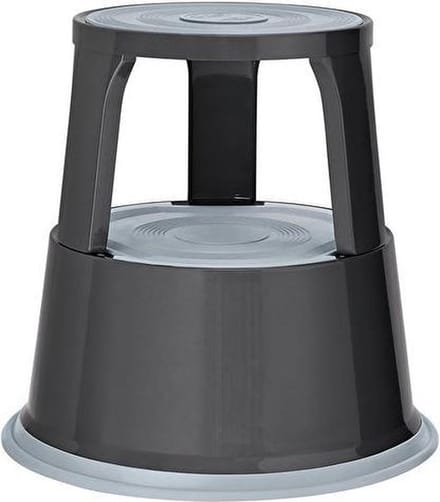 WEDO Rollhocker - Metalen Opstapkrukje - Grey