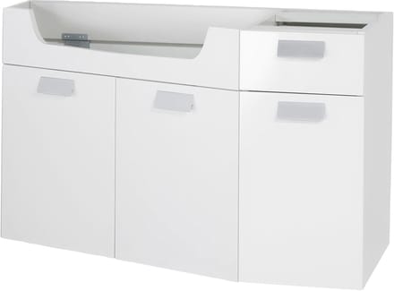 Differnz Onderkast 100x60x33cm met softclose MDF Wit