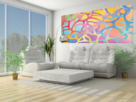 Abstract Art Photo Wallcovering