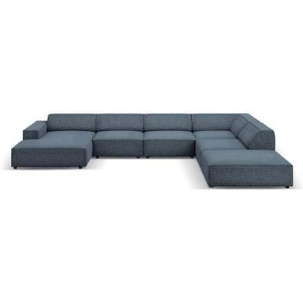 7-zitshoekbank Jodie rechts chenille | Micadoni Home