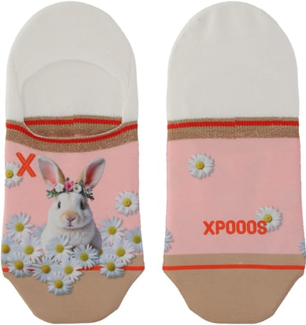 XPOOOS - Daisy Dames Footies - 1-Pack - Maat One Size