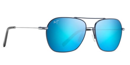 Maui Jim - Mano B877-03 - Dark Navy w/ Silver Stripe - Blue Hawaii