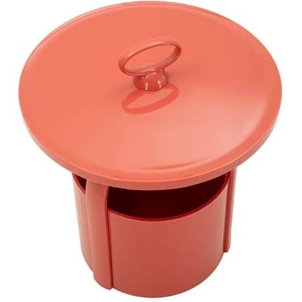 Bijzettafel Iris End Table Red Ø 44×43 cm