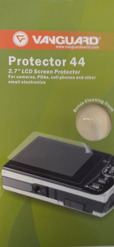 Vanguard - LCD folie-  2,7 Inch - Met Schoonmaakdoekje