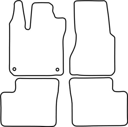Automatten | Mattenset Smart Fortwo - 2007 - 2014