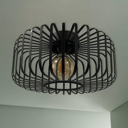 Bamyum Plafondlamp Vertigo Cage Metalen Zwart Moderne Lamp