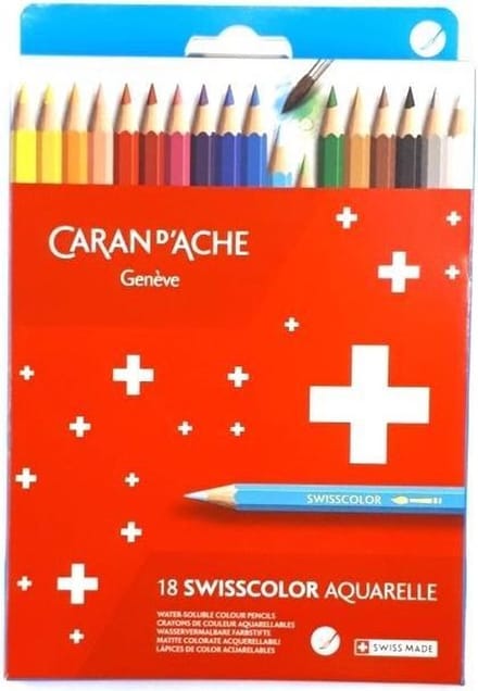Caran d'Ache Swisscolor 18 potloden Aquarel