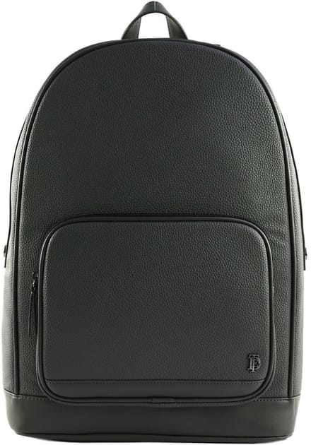 Ted Baker laptop rugzak rugzak met laptopvak Paxtons Pebbled PU Backpack Charcoal grijs
