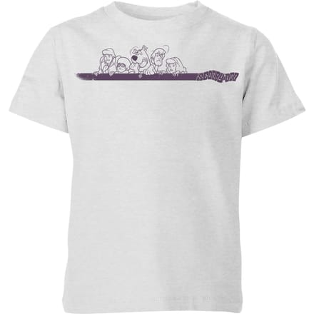Scooby Doo Those Meddling Kids Retro Kids' T-Shirt - Grey - 122/128 (7-8 jaar)