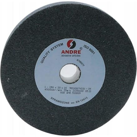Andre Serie - Platte Slijpschijf - 150mm x 20mm x 20mm - Carbide Schuurmiddel - Keramische Binding