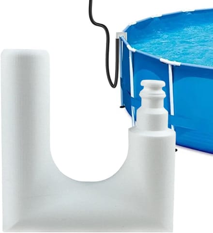 Zwembadslang - Vulwaterslang - Tuin besproeien - Universele pasvorm - 115 cm - Wit