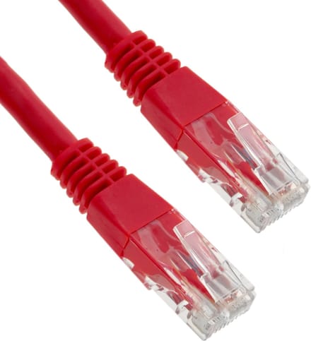 BeMatik - 5 m rode Cat.6 UTP Ethernet-netwerkkabel