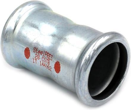 Steelpres C-staal M 15mm persfitting recht FF