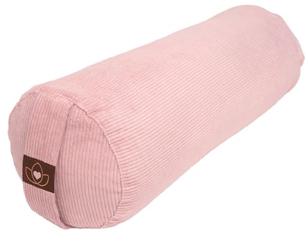 Yoga bolster eco rib oudroze rond - Lotus