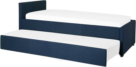 MARMANDE - Onderschuifbed - Marineblauw - 80 x 200 cm - Polyester