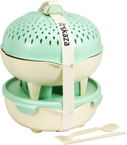 Skaza - Camping en Picknick Set - met bestek - 16-delig - Mint