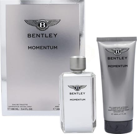 Bentley Momentum Geschenkset Eau de Toilette Voor Heren 100ml + Douchegel 200ml