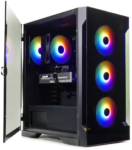 Intel i7 12700K 12-Core Game PC / RGB Computer - RTX 5060 8GB - 32GB RAM - 1TB M2.0 SSD - WIN11 PRO - Gamdias Talos E2 Elite