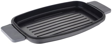 Bergner Infinity Chefs Grillplaat 42 X 22 Cm - Gegoten Aluminium - Soft-Touch Handvaten