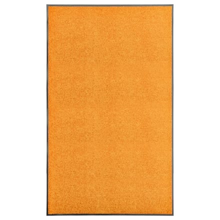 vidaXL - Deurmat - wasbaar - 90x150 - cm - oranje