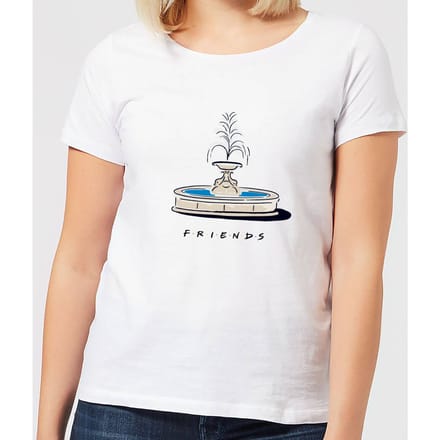 Friends Fountain dames t-shirt - Wit - S