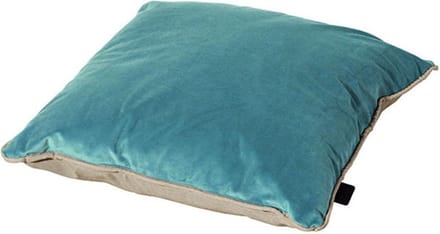 Madison - Sierkussen Velvet Light Blue, Panama Linnen - 50x50 - Blauw