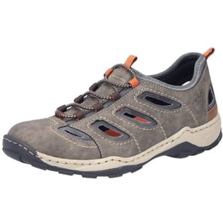 Rieker Heren Instappers Slipper, 08065-29, Bruin Blue