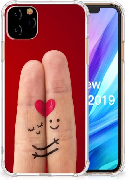 Apple iPhone 11 Pro Max Anti Shock Bumper Case Liefde - Origineel Romantisch Cadeau