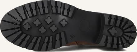 AYANA 853 Enkellaarsjes - Enkelboots met rits - Dames - Bruin - Maat 39