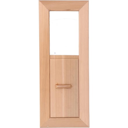 Grille d'aération de sauna rectangulaire en bois Équipement de ventilation Accessoire de salle de vapeur