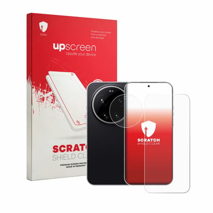 upscreen - Screenprotector voor Xiaomi Leica Leitzphone (Voor+Camera) - Folie Beschermfolie transparant